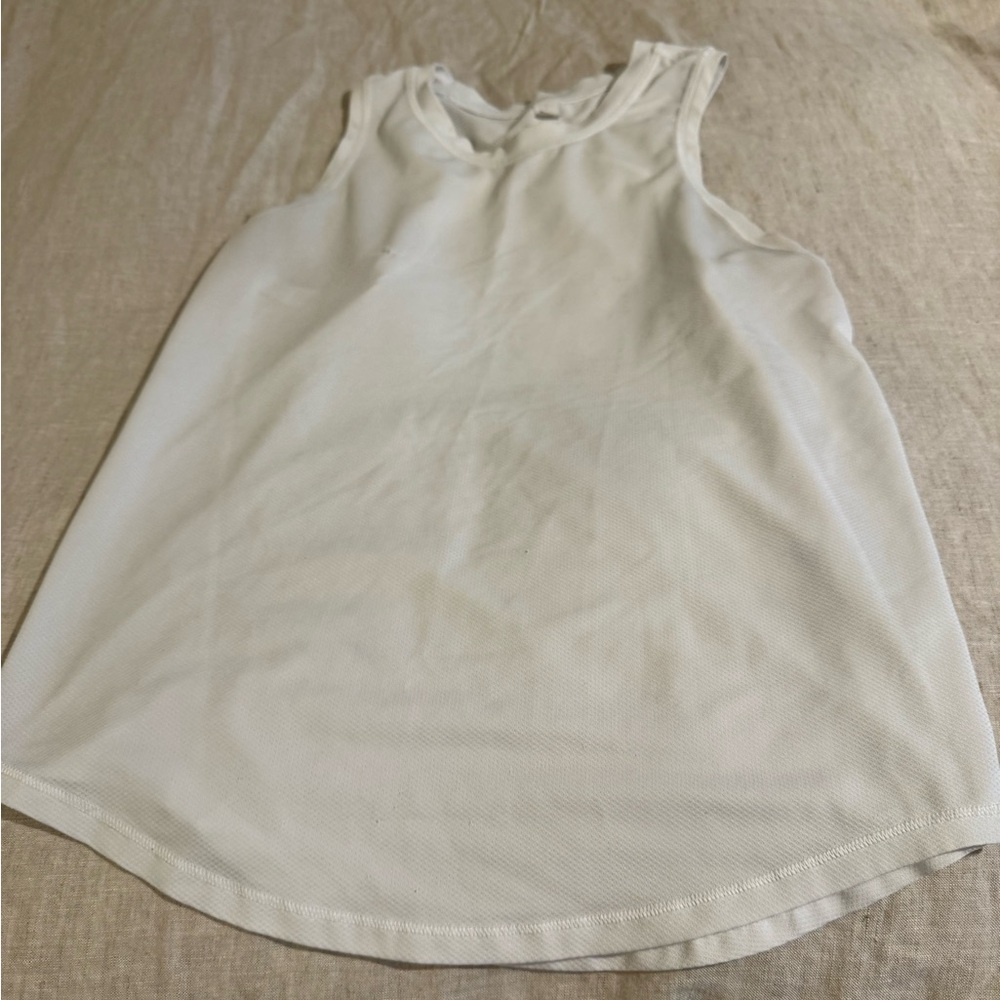 lululemon athletica Cream Muscle Tee